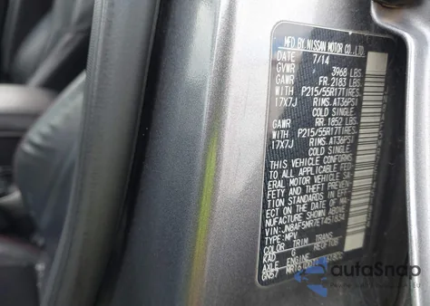 2014 Nissan Juke Sl from USA, damaged, VIN JN8AF5MR7ET451834